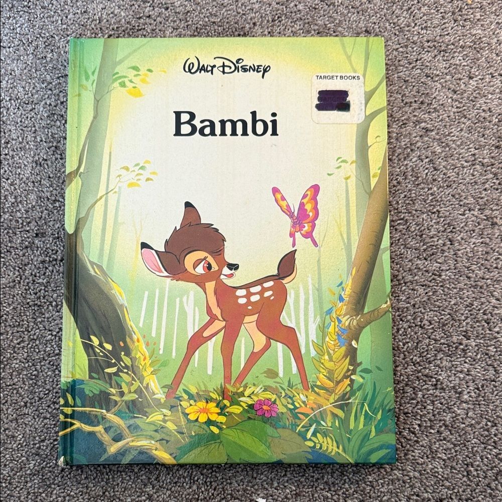Walt Disney Classics Bambi Hardcover Book Vintage 1986